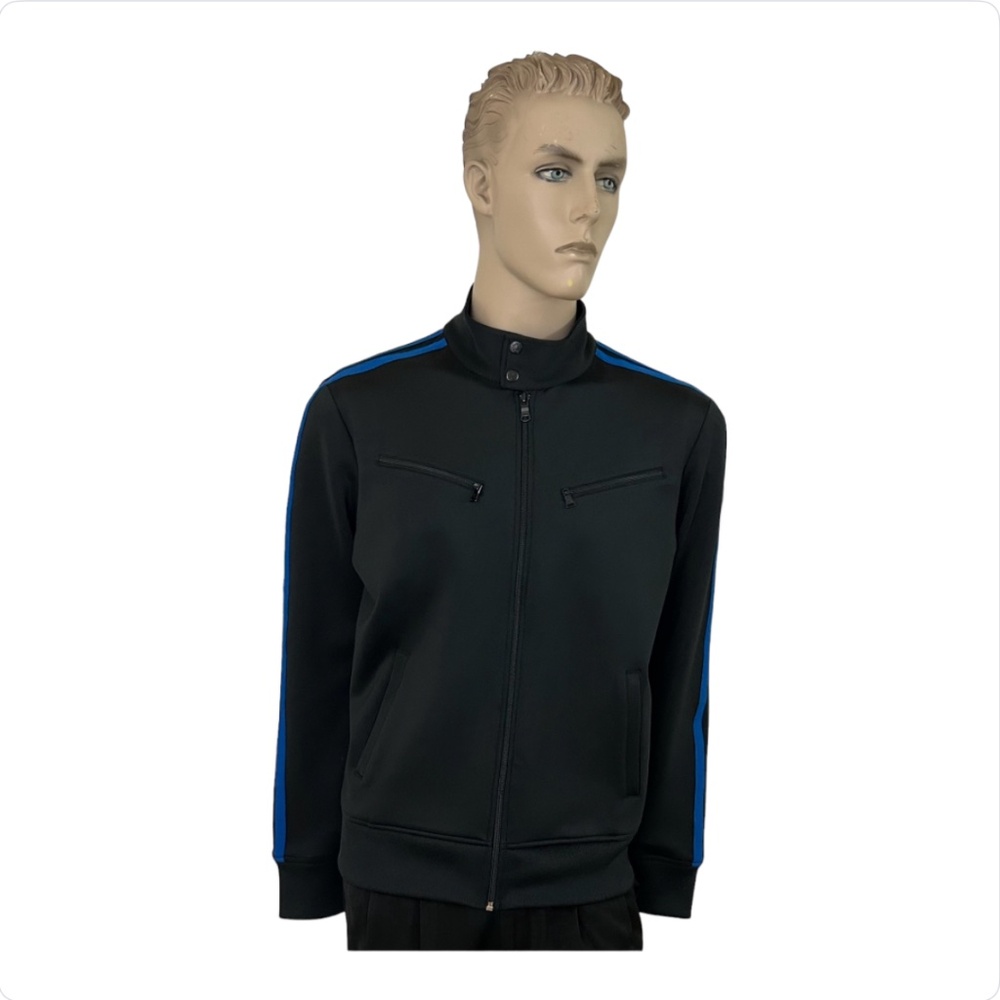 Express Men's Winter Jacket { Medium : 19 ¼ / 34” - 34 ¼ } Black & Blue